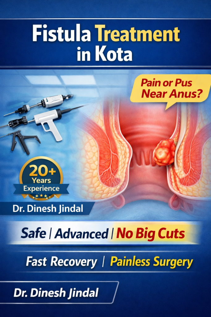 Fistula Treatment in Kota: Safe, Advanced & Painless Solutions