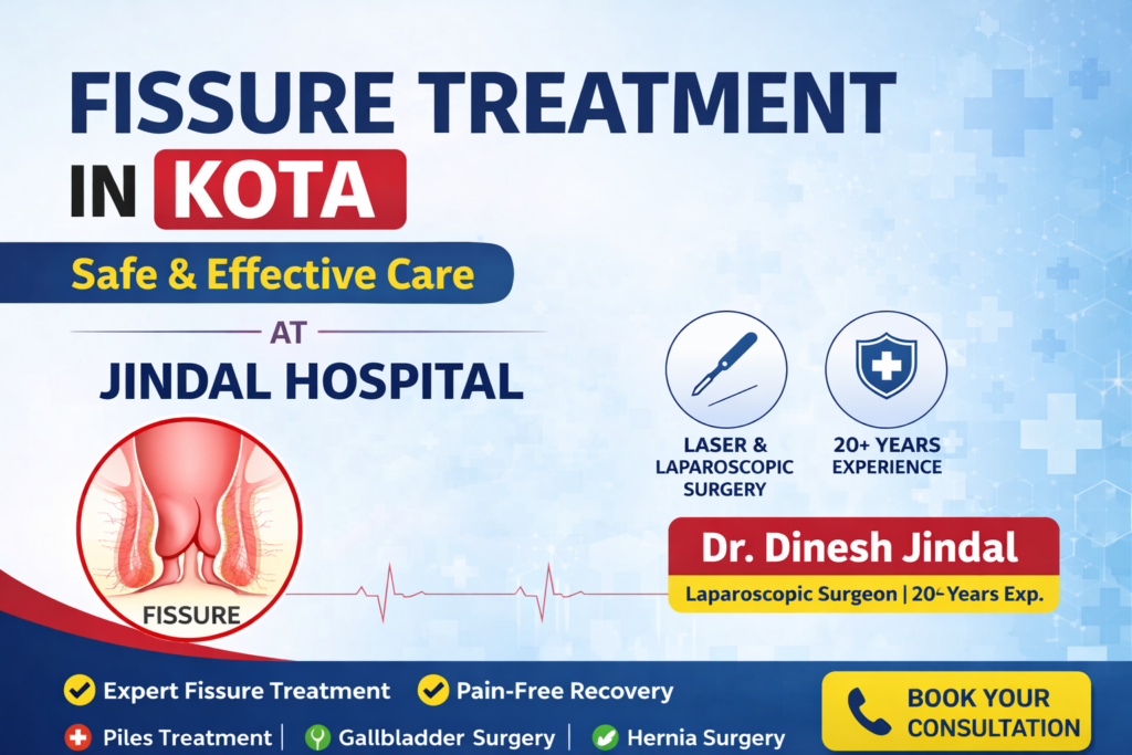 Fissure Treatment in Kota – Safe & Effective Care at Jindal Hospital