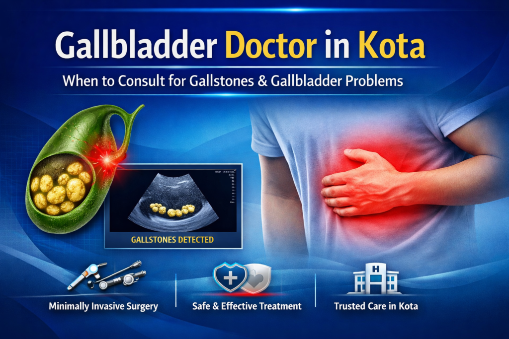 Gallbladder Doctor in Kota: When to Consult a Specialist for Gallstones & Gallbladder Problems